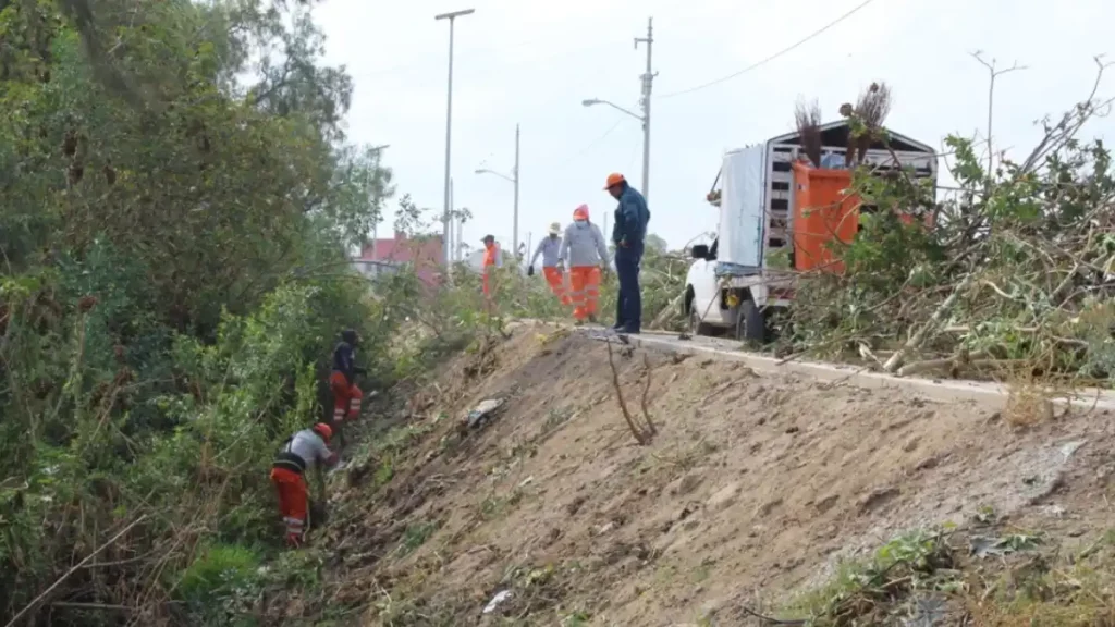 Comité de lluvias del Ayuntamiento de Puebla efectúa acciones para prevenir inundaciones