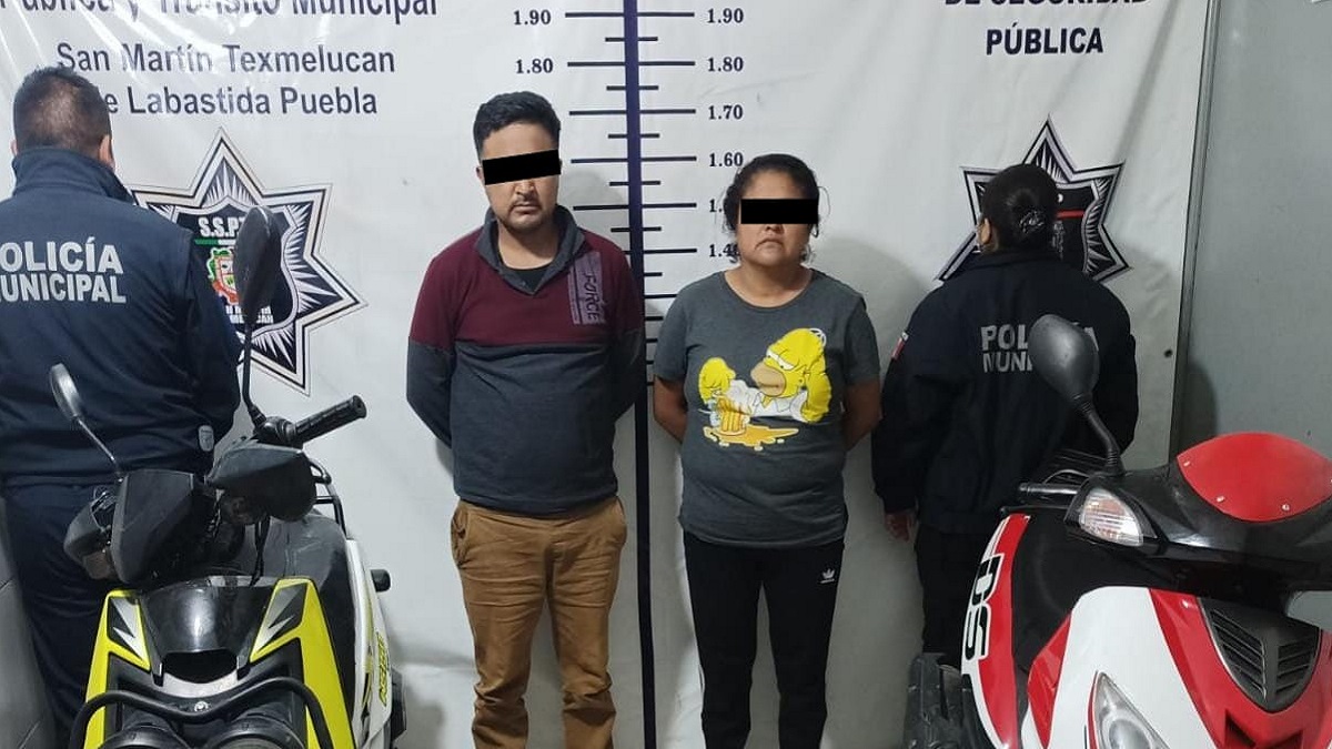 Seguridad Pública de Texmelucan detiene a dos integrantes de una banda dedicada a robo a través de Facebook