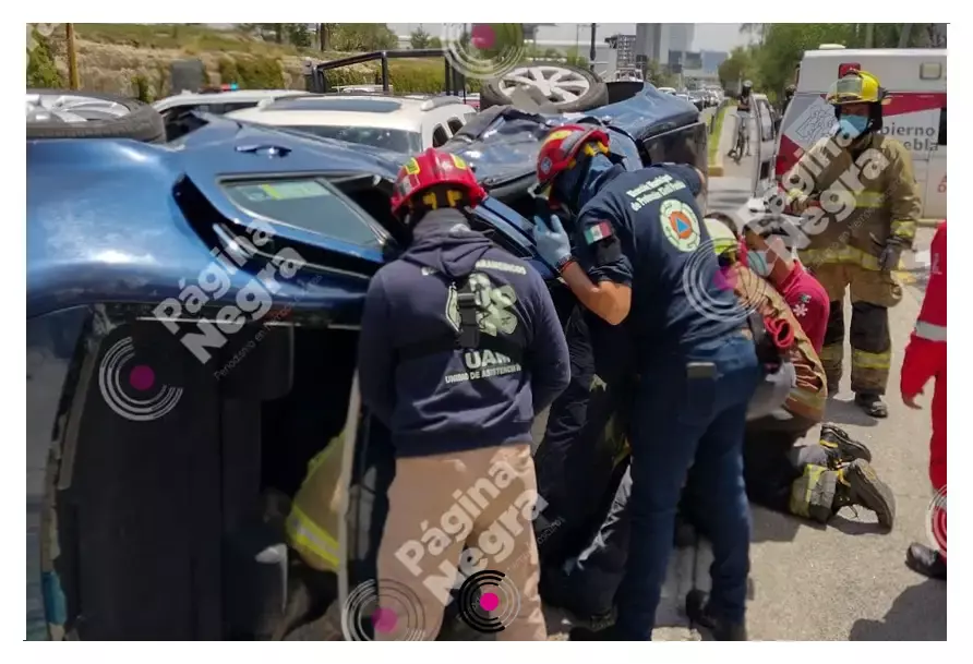 En el incidente estuvieron involucrados tres vehículos.