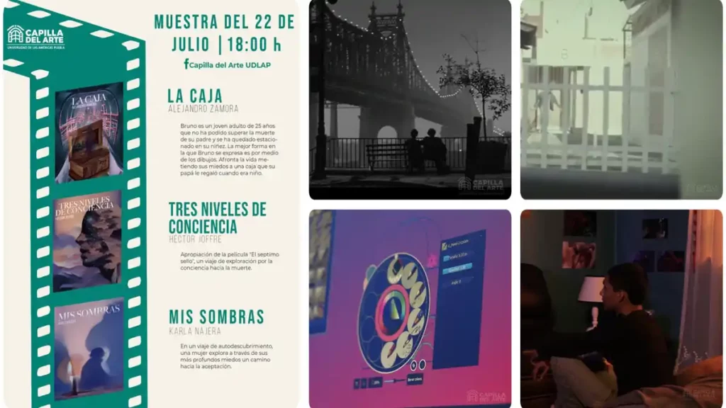 Capilla del Arte UDLAP presenta la cuarta edición de Close up! Muestra de Cortometrajes Universitarios Puebla