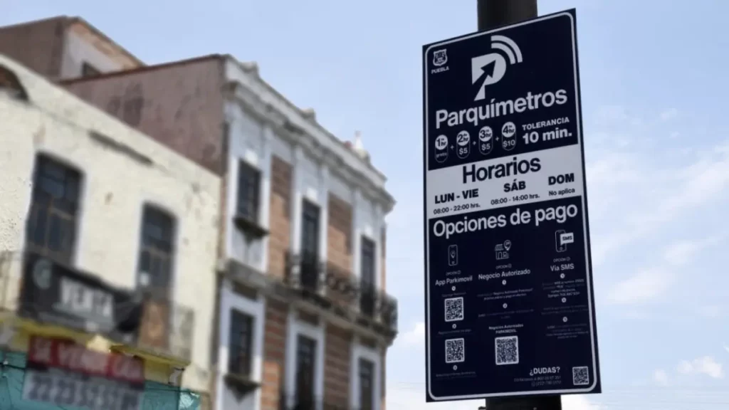 Esta semana, parquímetros de Puebla recaudaron 14 mil pesos más que la anterior.