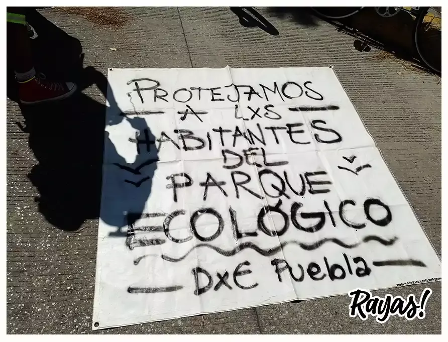 Poblanos marchan vs el Tecate Comuña: “¡Respeten el Parque Ecológico!”, clamaron