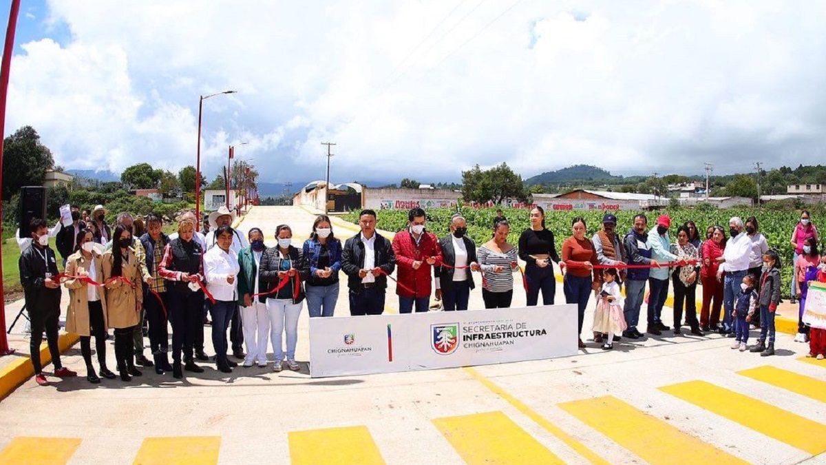 En San Antonio Matlahuacales, más de mil 500 beneficiados por inauguración de Calle Cuauhtémoc