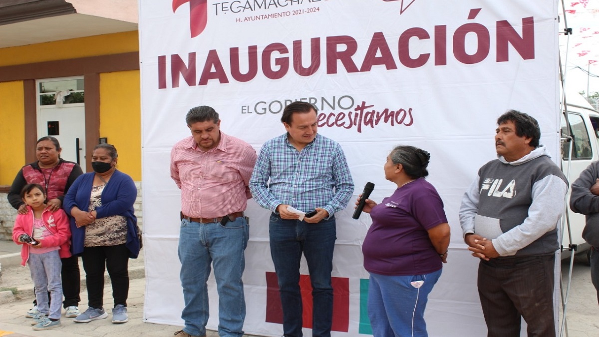 Inauguración del colector pluvial ubicado en avenida 9 poniente entre calles 31 y 35 sur del barrio de Jonetlán