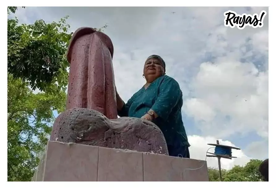 Colocan nepe gigante en una tumba de Veracruz