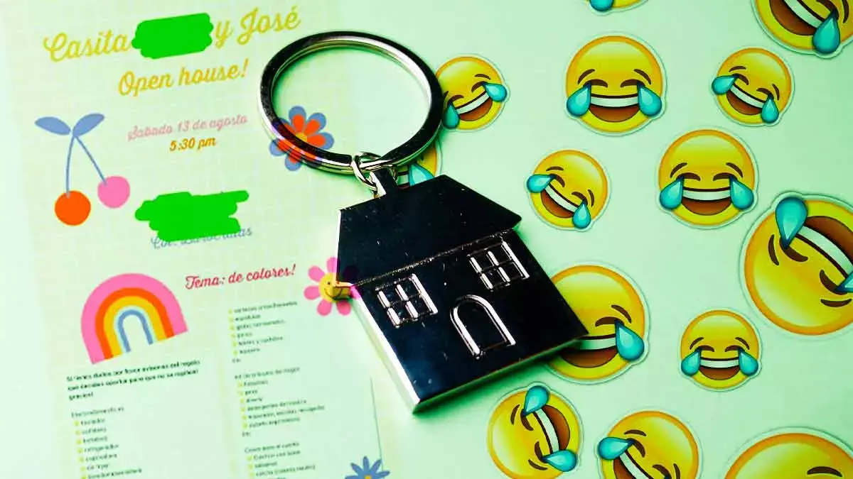 Hacen fiesta de open house y buscan a padrinos para amueblarla