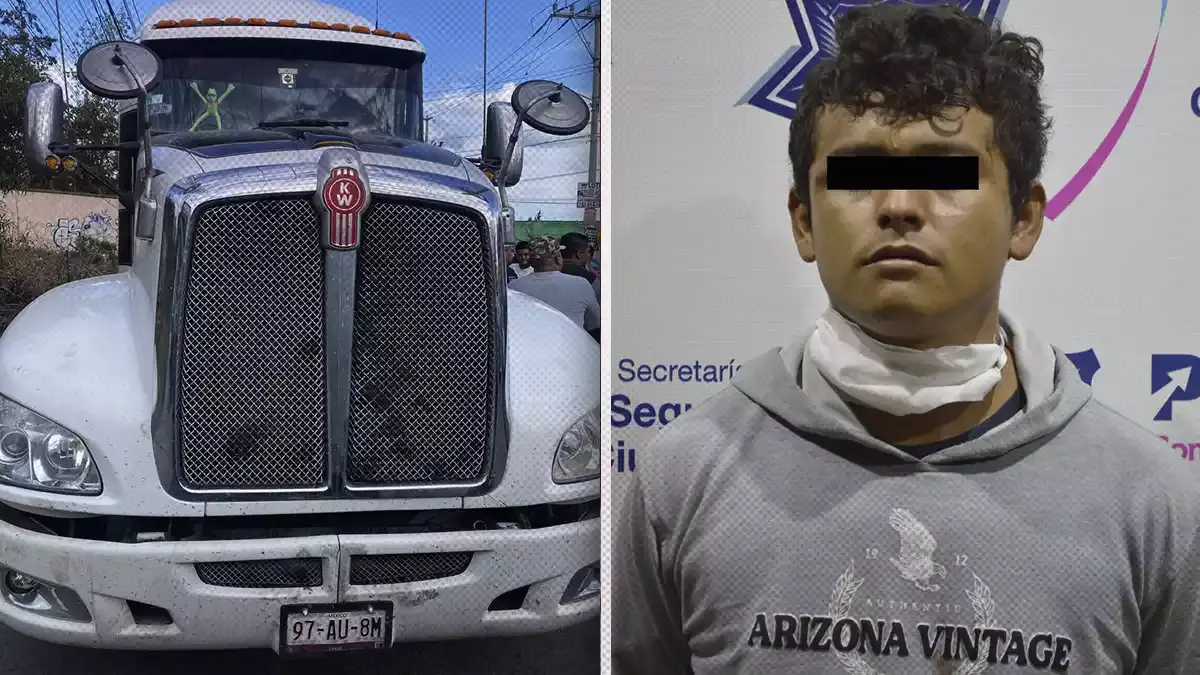 Roban camión y secuestran a chofer en Totimehuacan.