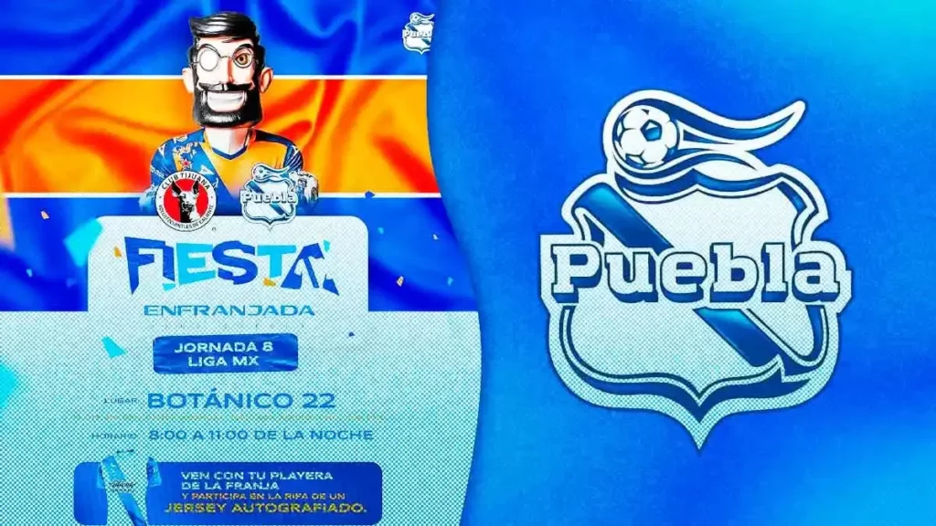 ¡Acude a la Fiesta Enfranjada! Apoya al Club Puebla en su duelo contra Xolos