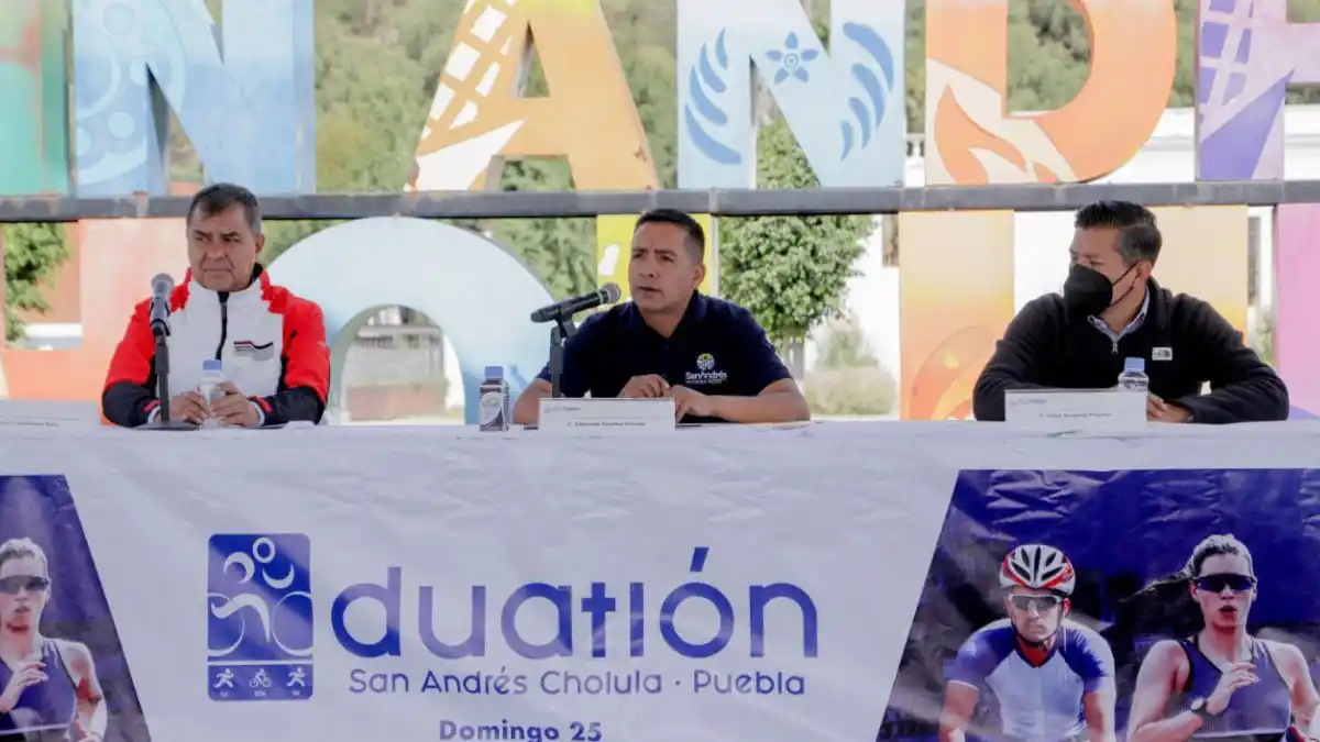 Presenta Mundo Tlatehui el Duatlón de San Andrés Cholula