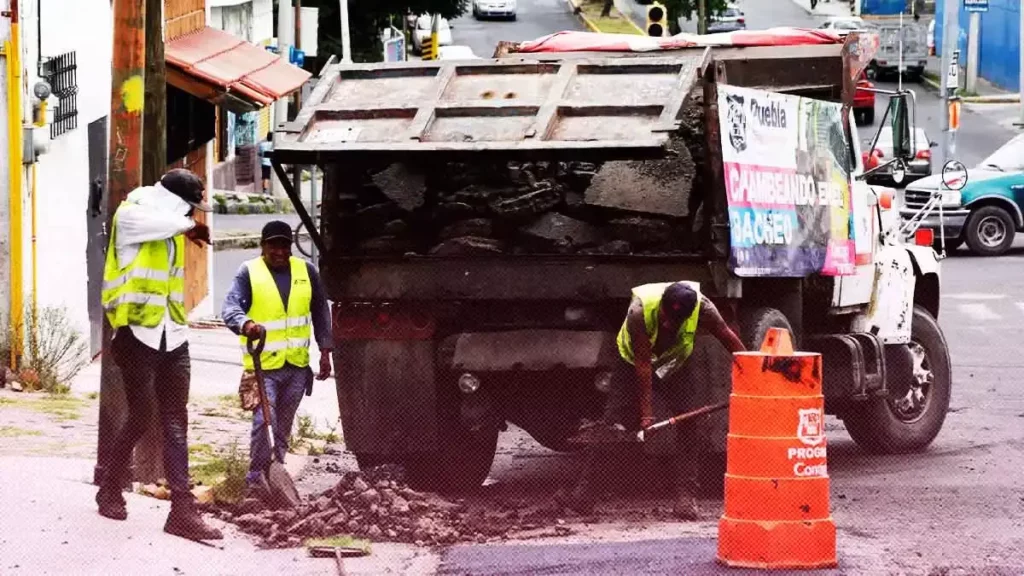 Ayuntamiento de Puebla ha invertido 80 mdp en programa de bacheo
