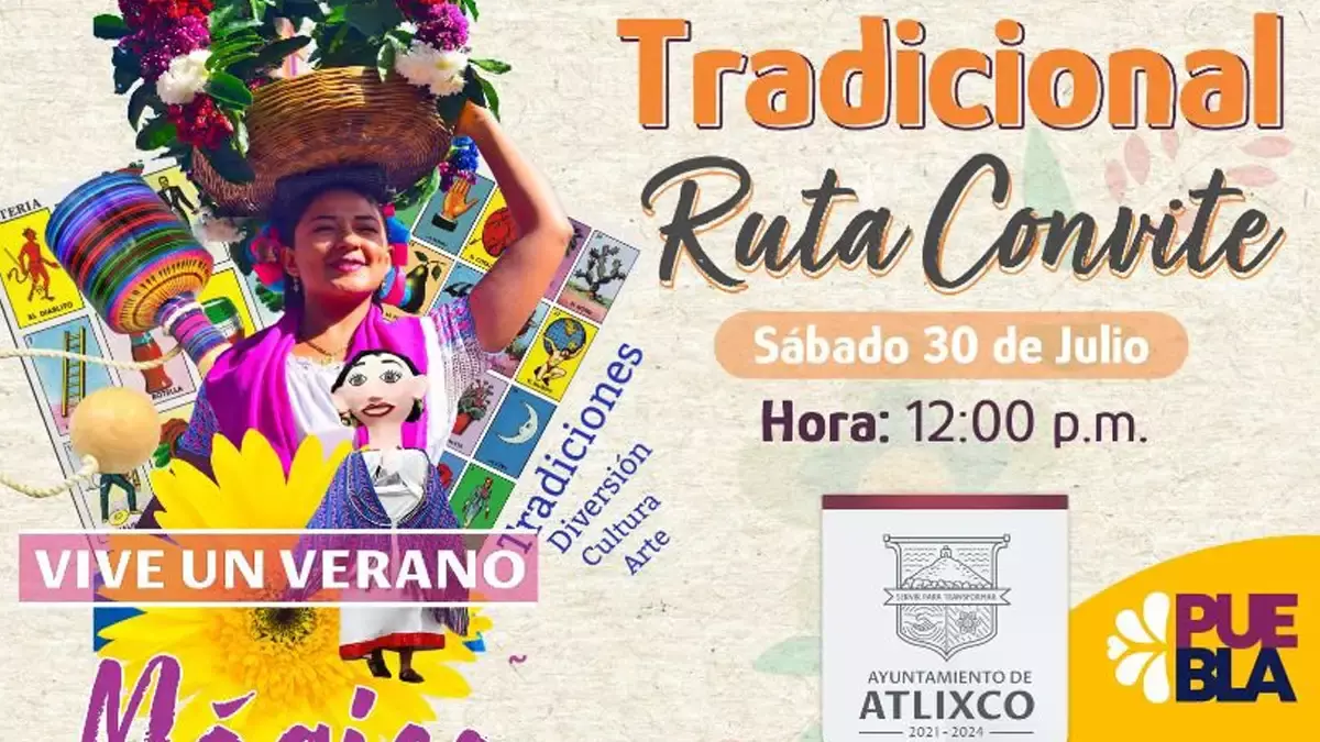 Vive el Desfile de mojigangas en Atlixco.