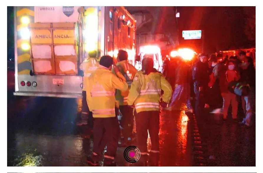 Solo dos personas fueron trasladadas a un hospital.