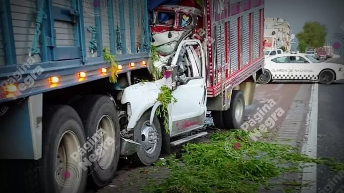 Mueren dos personas por choque en Tlahuapan.