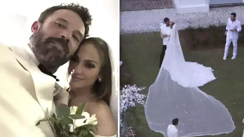 ¡Que romántico! Jennifer López y Ben Affleck se casan por segunda vez.