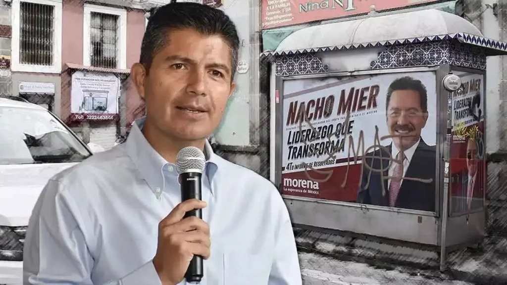 Publicidad de Ignacio Mier en el Centro Histórico de Puebla será retirada: Eduardo Rivera