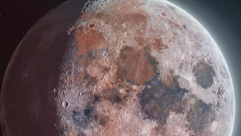 ¡Impresionante! Astrofotógrafos te enseñan los verdaderos colores de la luna