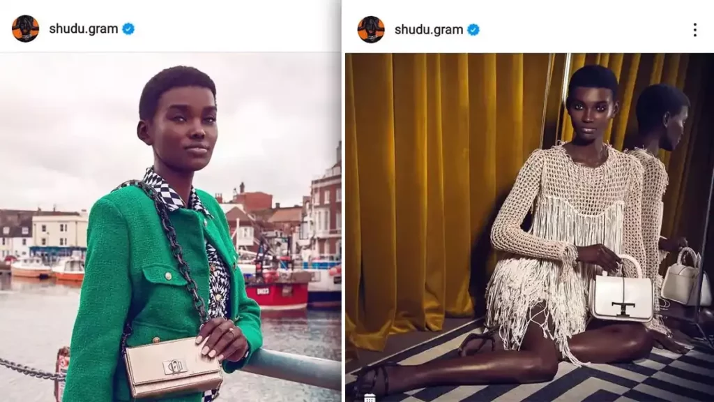 Shudu Gram, la modelo virtual que posó para Fenty de Rihanna