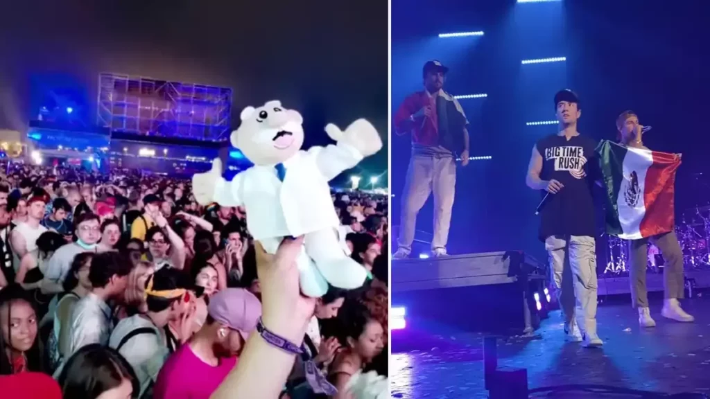 ¡Insólito! Decomisan más de 40 simipeluches en concierto de BTR en Guadalajara.