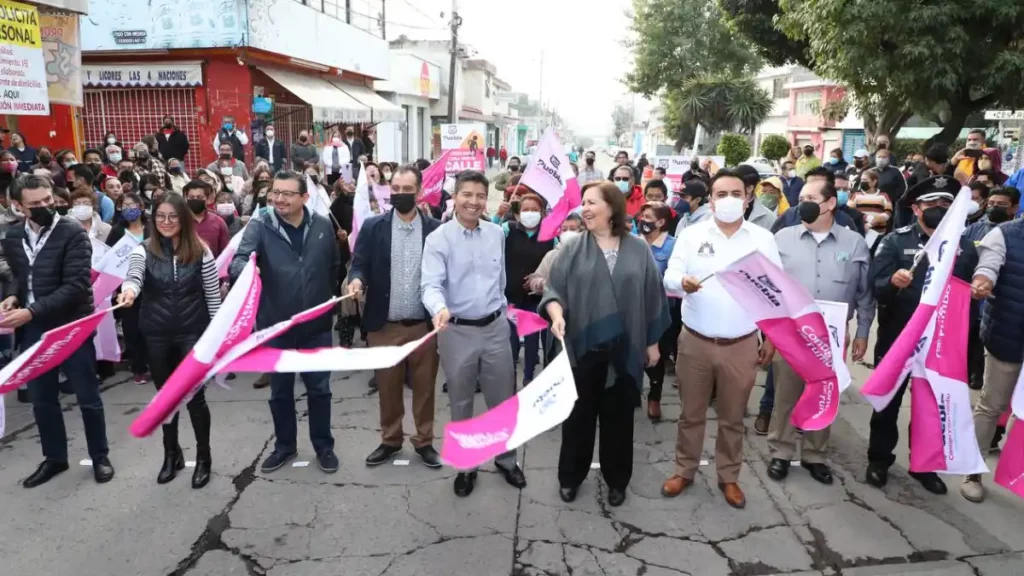 Ayuntamiento de Puebla rehabilitará con concreto hidráulico avenida principal en Ignacio Romero Vargas