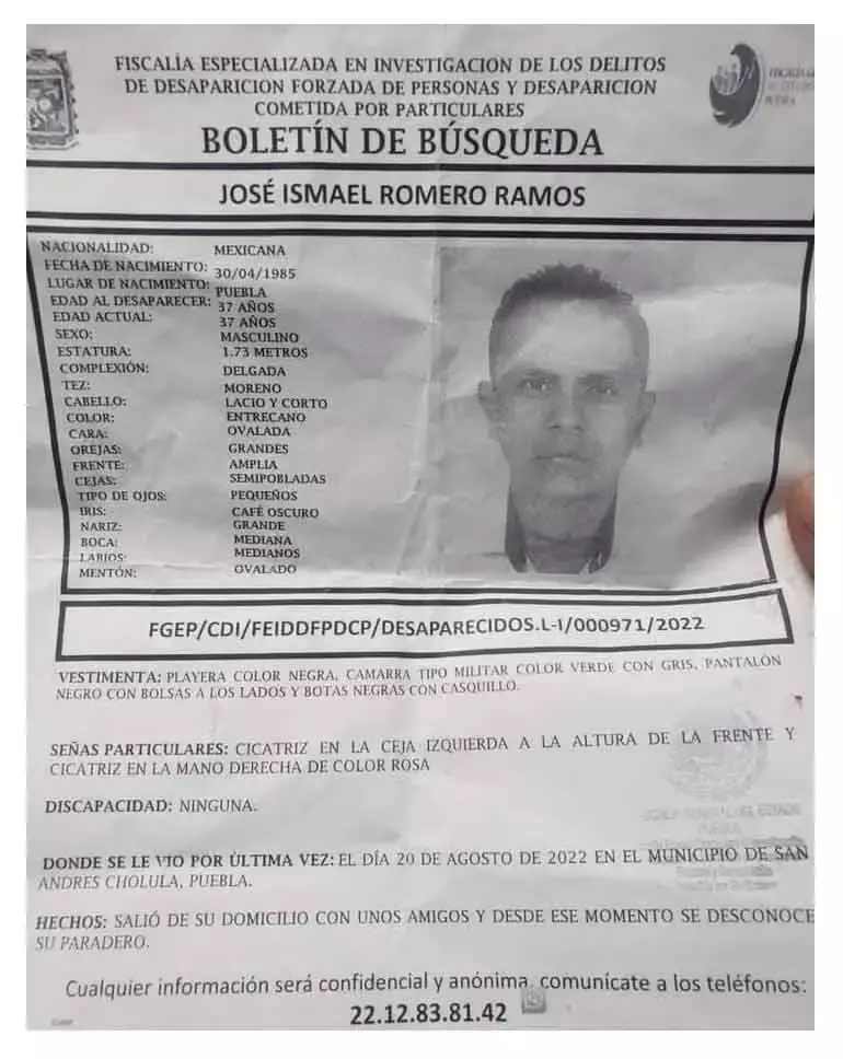 Identificación del cuerpo encontrado en el Atoyac