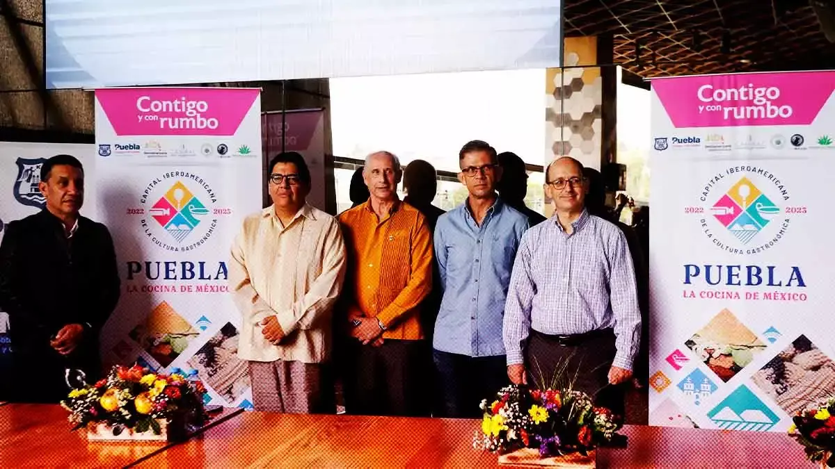 Puebla recibe el reconocimiento como Capital Iberoamericana de la Cultura Gastronómica