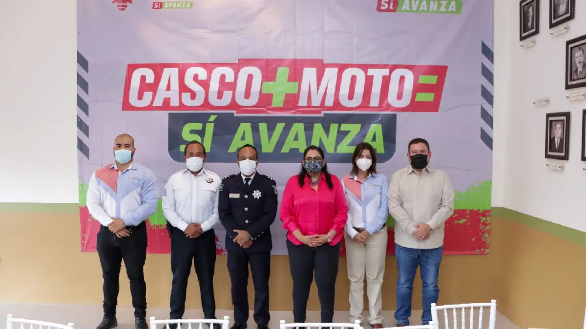 Lanza Ayuntamiento de Xicotepec la campaña “Casco + Moto = Sí avanzas”