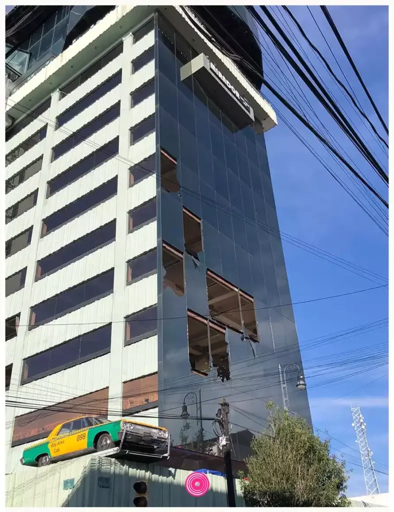 Así se ve el centro de Puebla después de la lluvia del lunes; hubo 40 reportes.