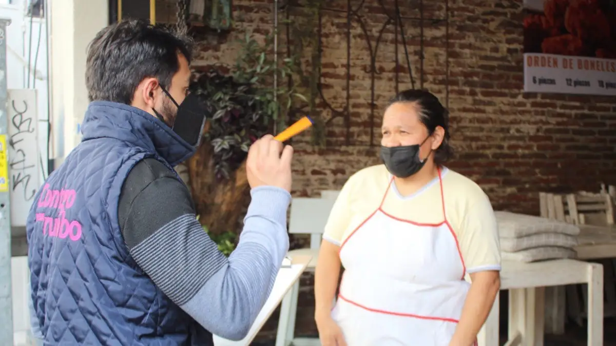Ayuntamiento de Puebla vigila el cumplimiento de los horarios de recolección de residuos sólidos en el Centro Histórico.