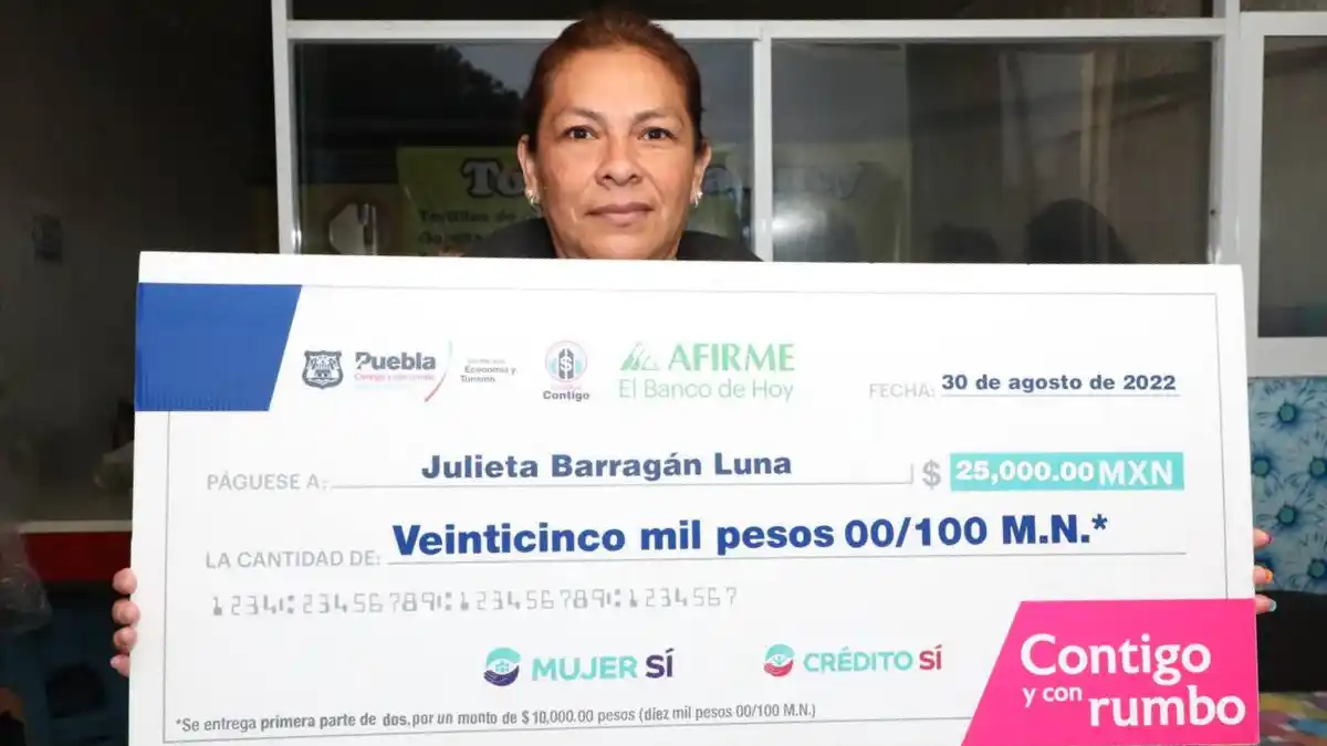 Van 500 poblanas y poblanos beneficiados con ‘Créditos contigo’
