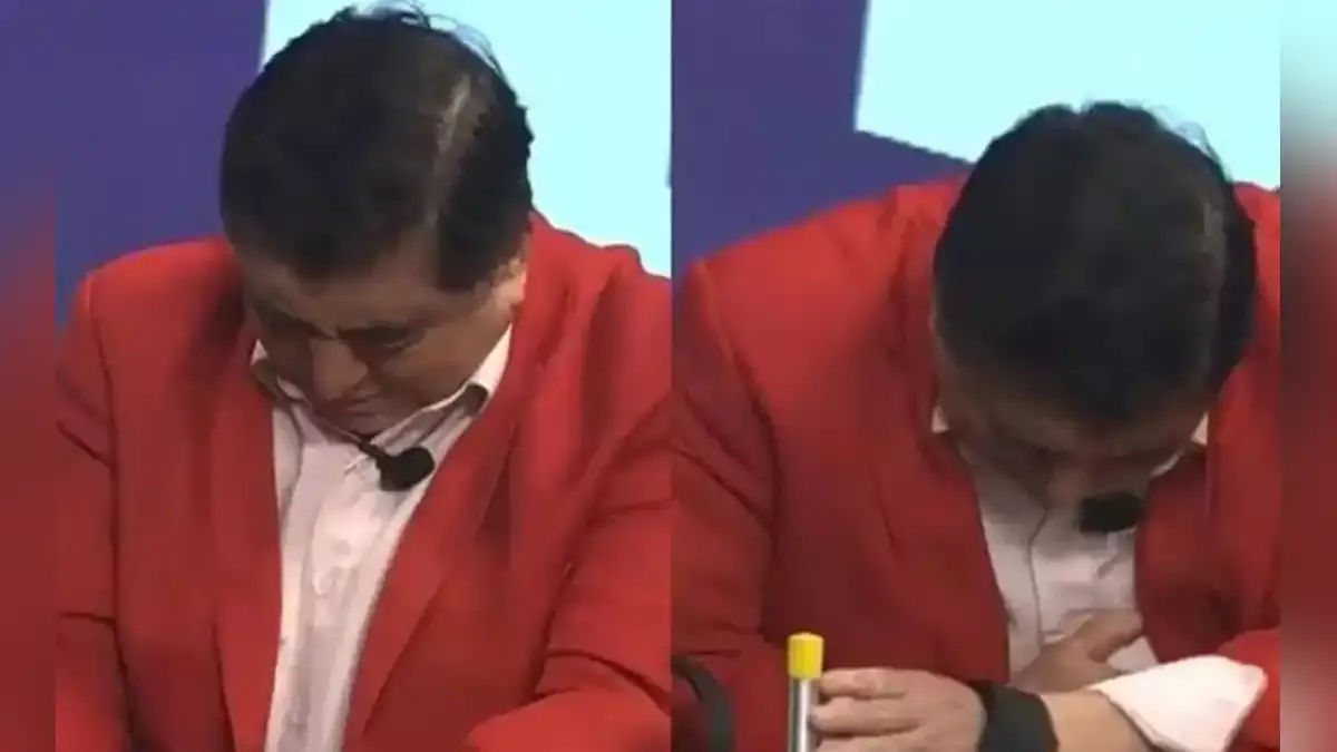 Carlos Bonavides sufre infarto en programa ¡en vivo!; fue una broma.