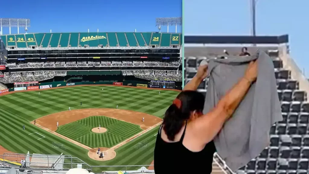 Buscan a pareja que tuvo relaciones en un partido de béisbol en California.