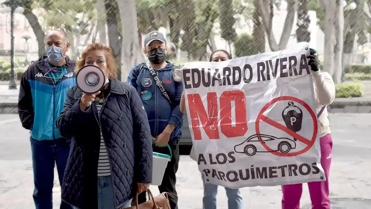 Manifestaciones contra parquímetros son movidas por exfuncionarios: Eduardo Rivera.