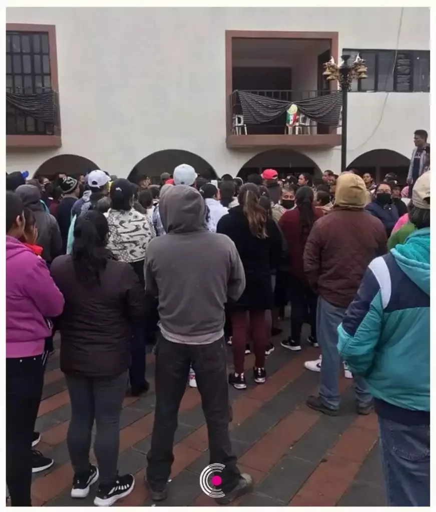 Los pobladores exigen al presidente municipal más seguridad.