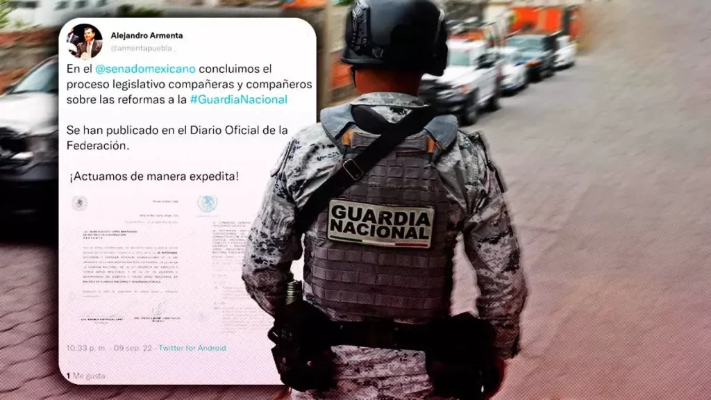 Reforma de Guardia Nacional ya fue publicada en el Diario Oficial de la Federación