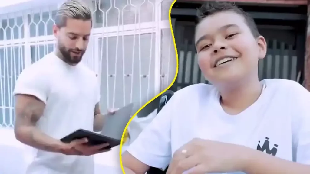 ¡Bello por fuera y por dentro! Maluma le regala casa a un fan con cáncer