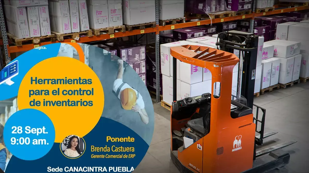 Canacintra Puebla ofrece conferencia sobre herramientas para el control de inventarios