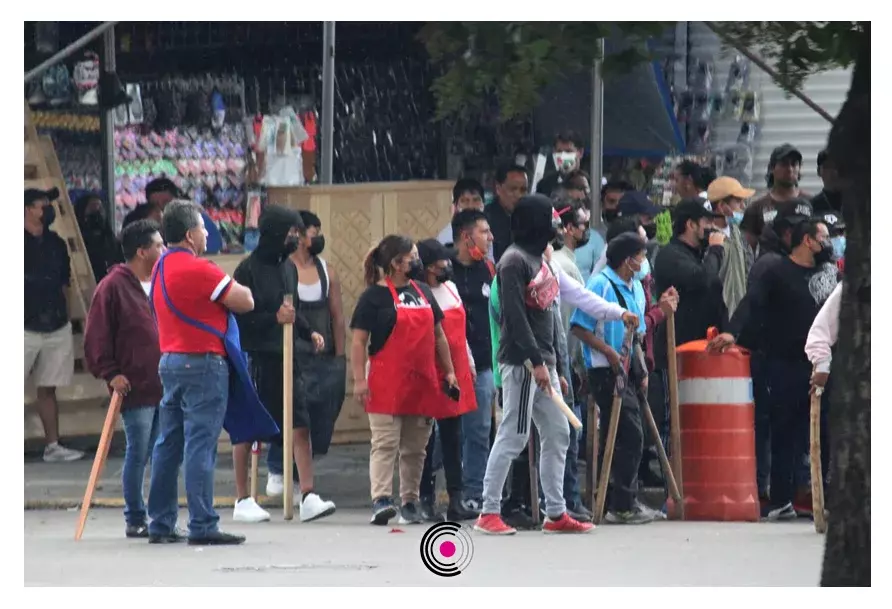 Los comerciantes pertenecen a la agrupación 28 de octubre.