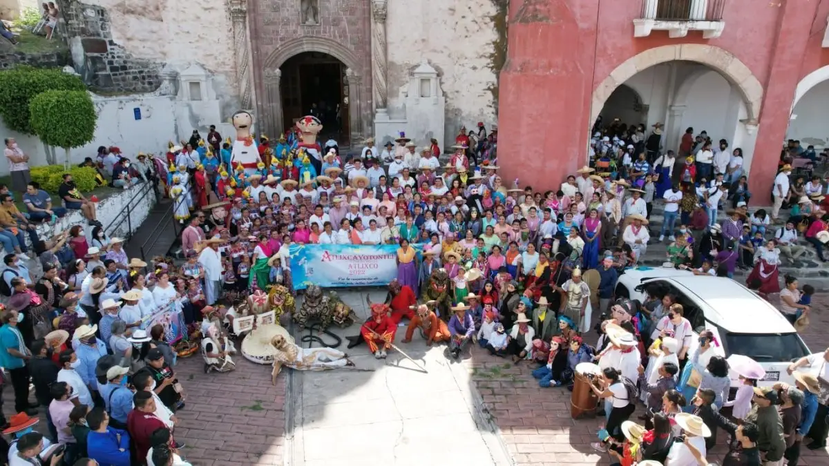 Danza, música y tradición en el Festival Atlixcayotontli 2022, el inicio de la fiesta de Atlixco.