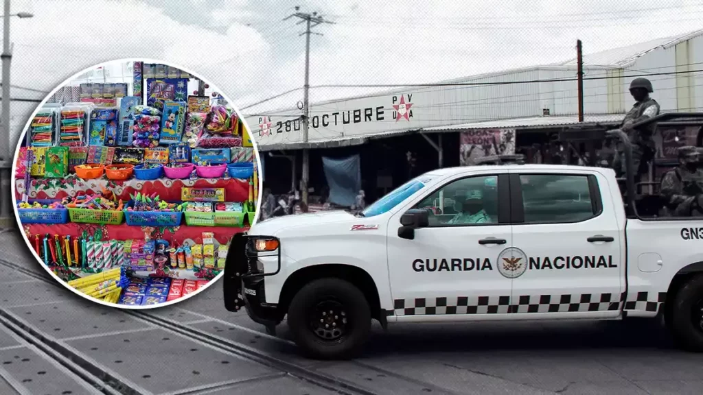 La venta de pirotecnia en mercados es ilegal: Barbosa.