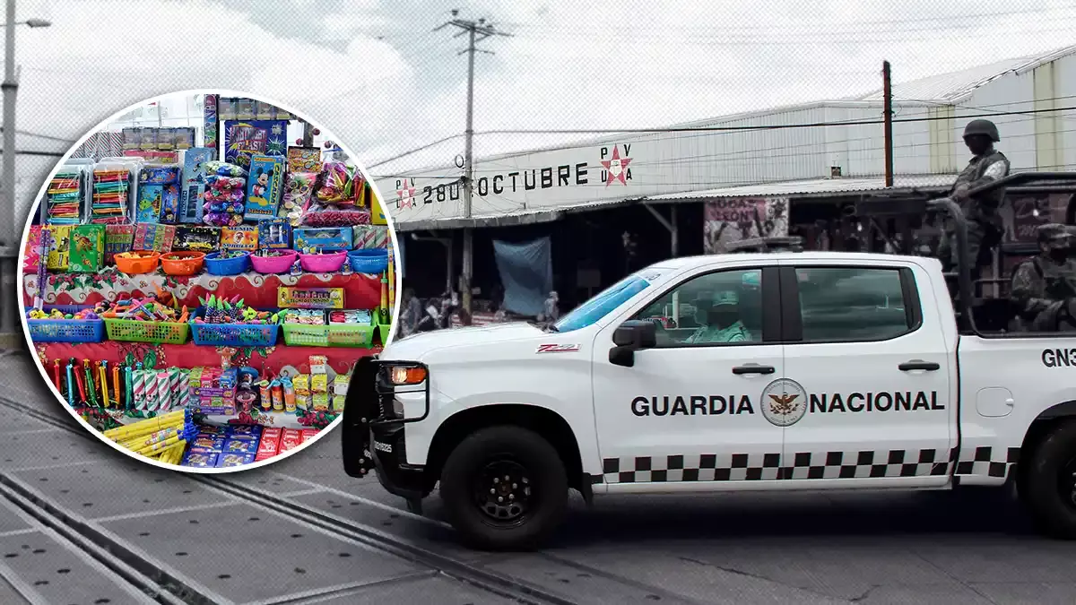 La venta de pirotecnia en mercados es ilegal: Barbosa.