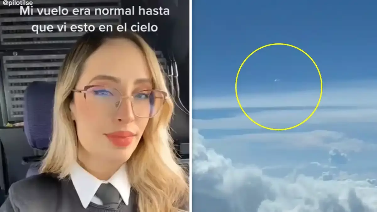 VIDEO: Una piloto capta un OVNI, en pleno vuelo, sobre Puebla.
