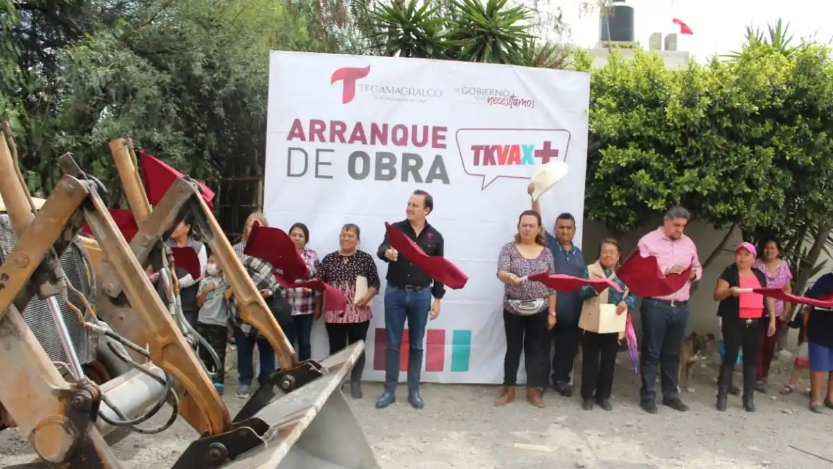 Nacho Mier arranca obra en Lomas de Santa Cruz