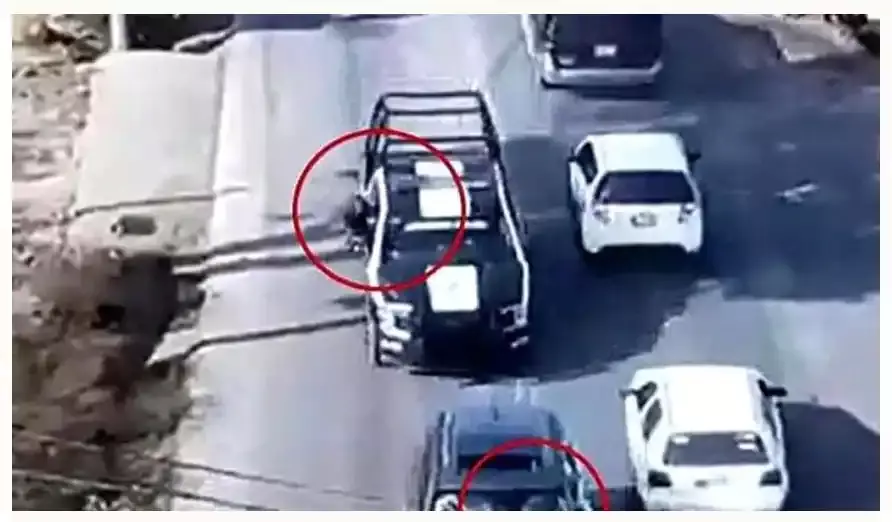 Leopoldo N. en el momento del accidente que le costó la vida a Octavio Ocaña