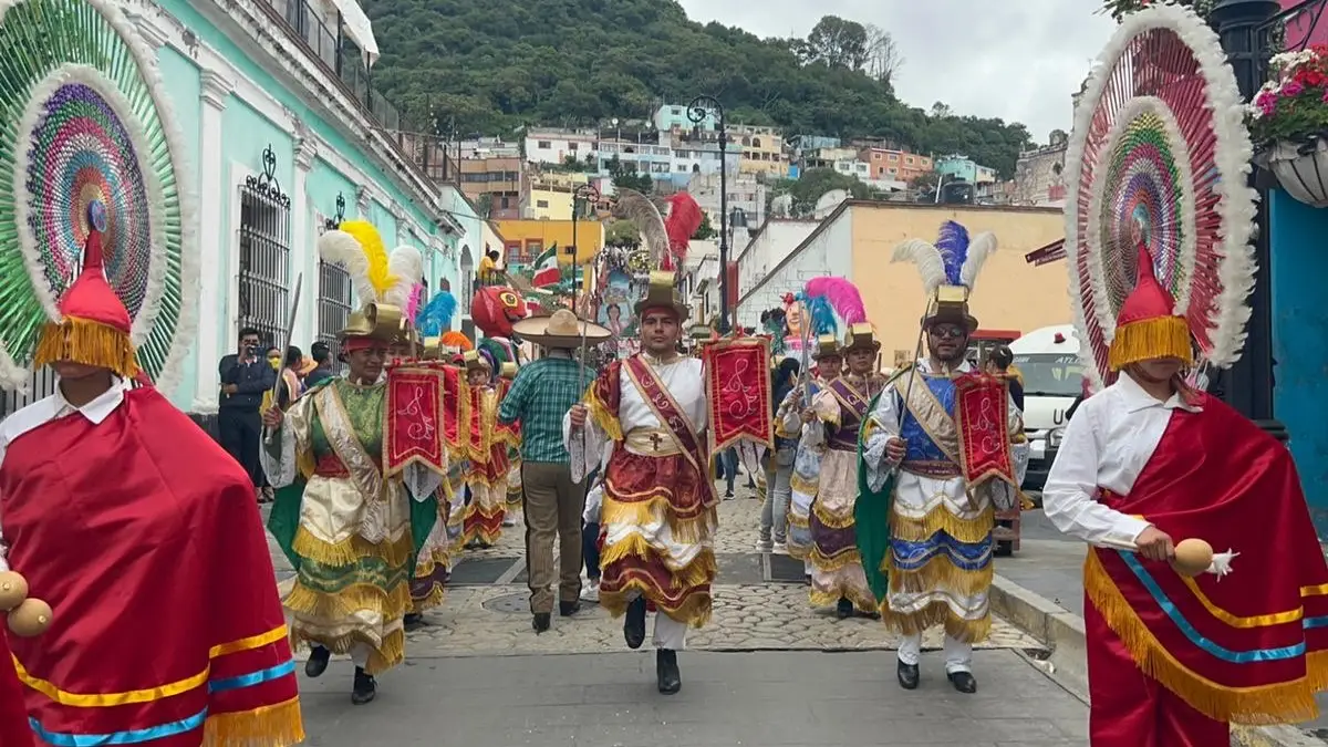 En Atlixco realizan convite para el Festival Huey Atlixcáyotl 2022.