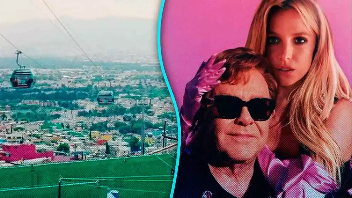 Elton John y Britney Spears graban en CDMX; Claudia Sheinbaum lo celebró