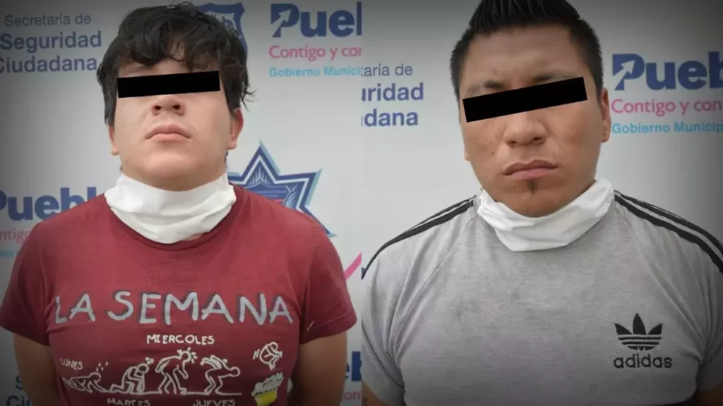 Detienen a integrantes de “Los Cara Cortada” en Puebla.