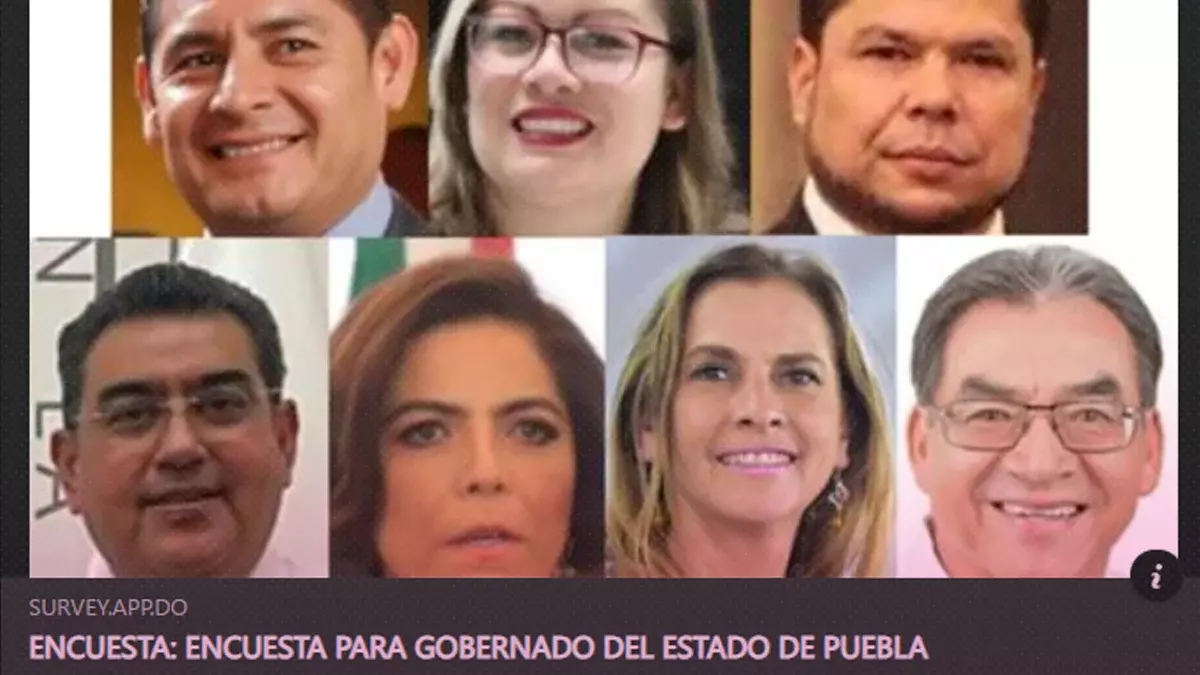 Circula en Facebook encuesta para escoger al Gobernador de Puebla