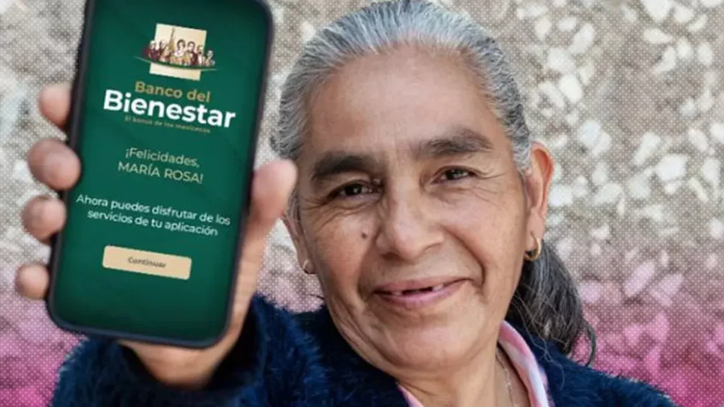 ¡Ya no hagas filas! Descarga la app del Banco de Bienestar.