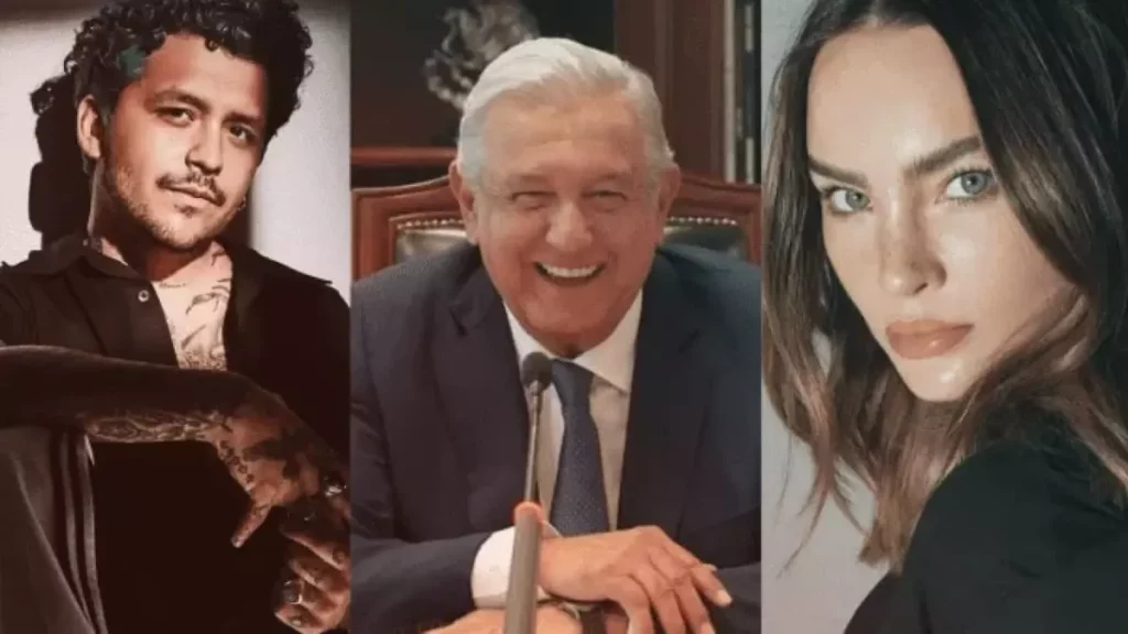 AMLO quiere que Belinda y Christian Nodal ofrezcan concierto en zócalo de CDMX