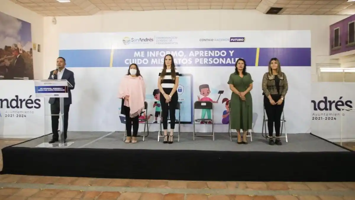 Realiza Ayuntamiento de San Andrés Cholula, jornada cultural para protección de datos personales desde la niñez